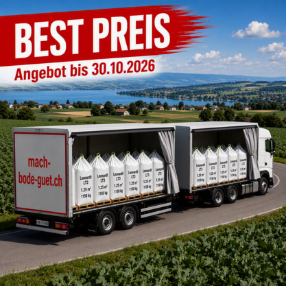 Leonardit gesiebt 0/4 - 73% BB 23 t