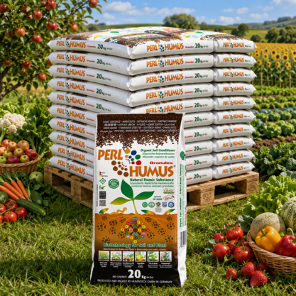 Perlhumus® Granuliert Leonardit für Humusaufbau