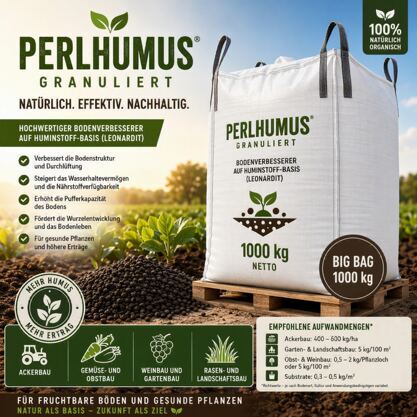 Perlhumus Granuliert - 40% - BB 1000kg