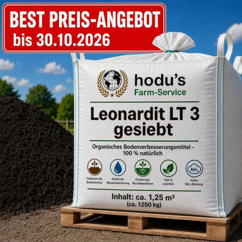 Leonardit LT 3 – Natürlicher Bodenaktivator mit Huminsäuren