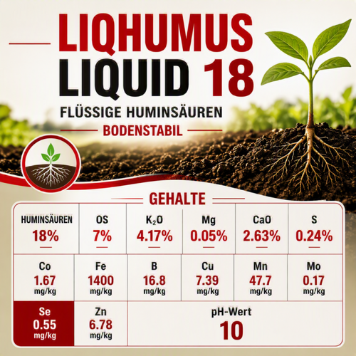 Liqhumus Liquid 18 - Flüssiger Bodenaktivator