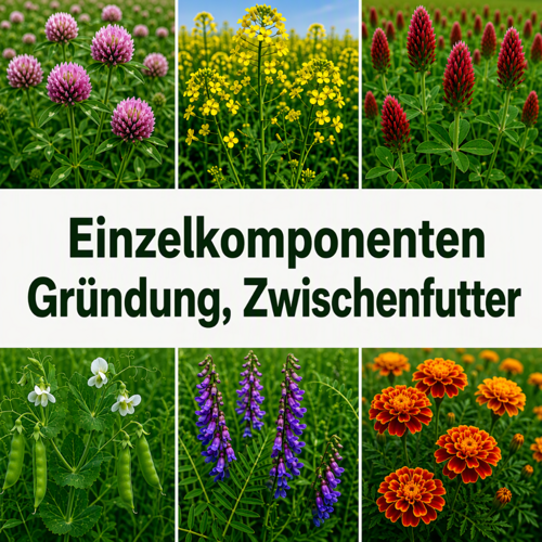 Einzelkomponenten Gründüngung, Zwischenfutter