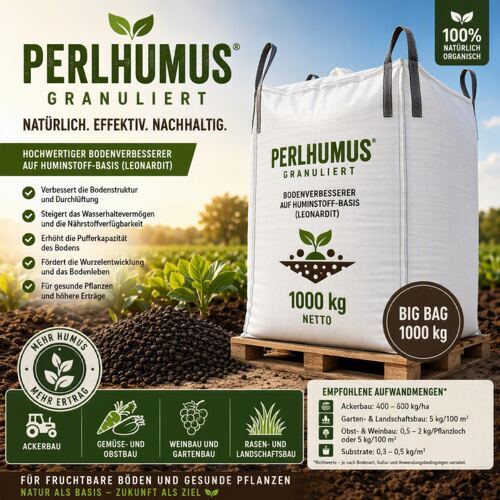 Perlhumus Granuliert - 40% - BB 1000kg