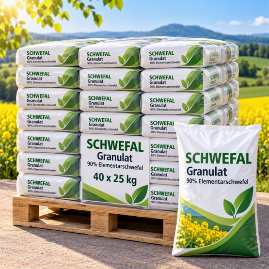 Schwefal Granulat / Elementarschwefel 90%