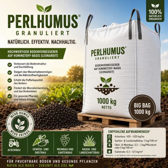Perlhumus Granuliert - 40% - BB 1000kg
